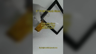 8-дюймовый сенсорный экран PCAP USB Plug Play